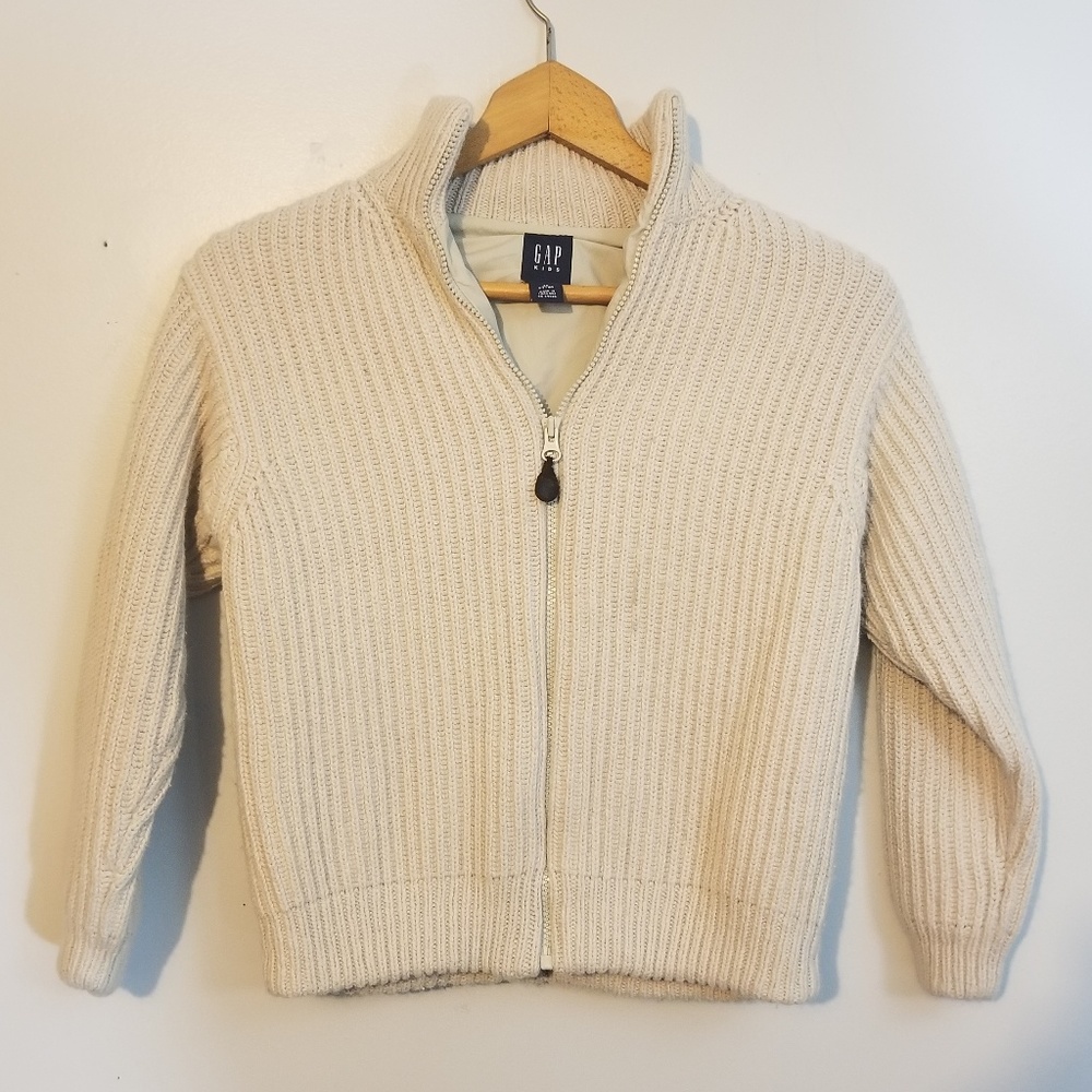 ⭐GAP Kids Coat with Lining Medium (7-8) cream